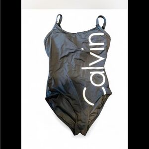 Calvin Klein Black One-Piece Swimsuit